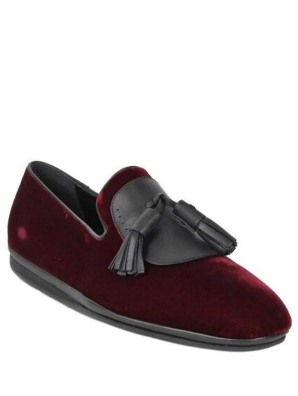Salvatore Ferragamo Finnegan Velvet Tassel Loafers